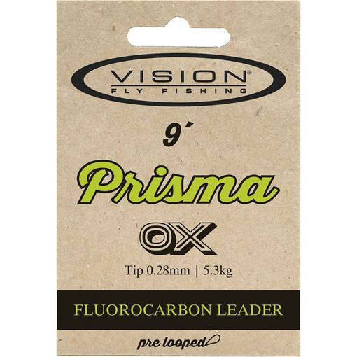 VISION PRISMA 9ft FLUOROCARBON TAPERED LEADER