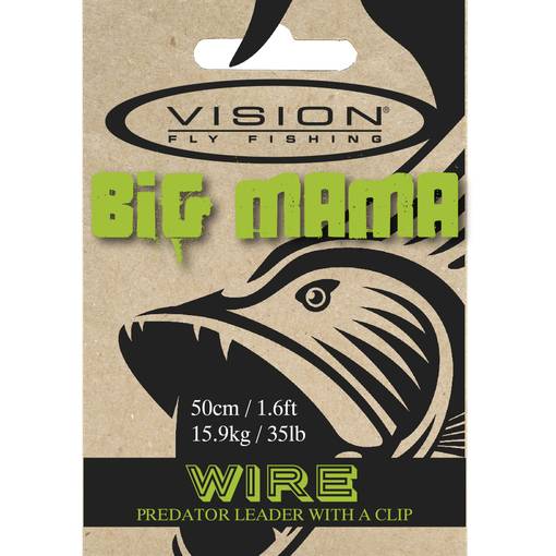 VISION BIG MAMA WIRE LEADER 50cm 35lb