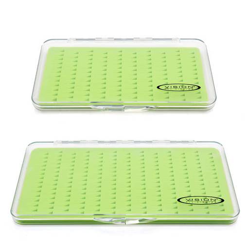 VISION FLY BOX SLIM NYMPHMANIAC MEDIUM SILICON