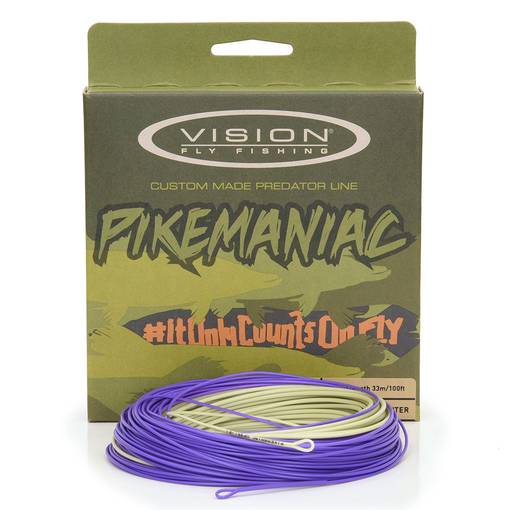 VISION PIKEMANIC FLY LINE WF-9 SLOMO TO FAST INTERMEDIATE