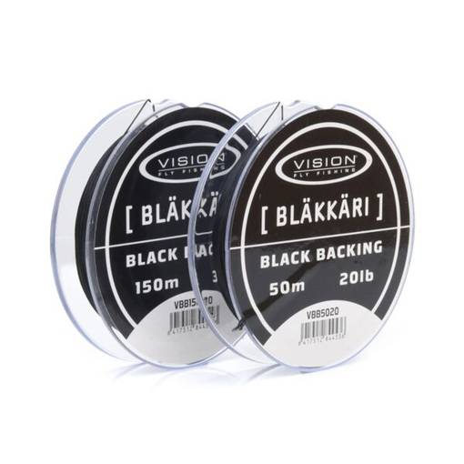 VISION BLAKKARI BLACK BACKING 150m 30lb