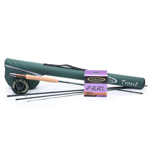 VISION TROUT OUTFIT 9FT #5 FLY SET