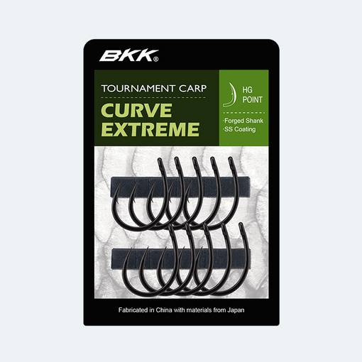 BKK TOURNAMENT CARP CURVE EXTREME 10pcs #4