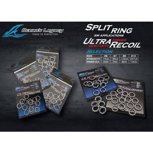 OCEANS LEGACY FORGED HEAVY ULTRA RECOIL SPLIT RING