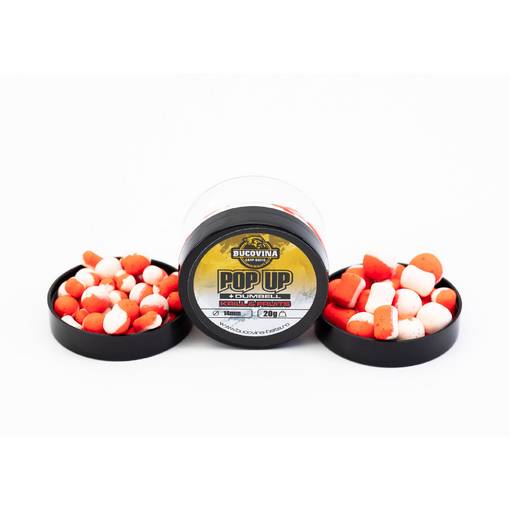 BUCOVINA CARP BAITS POP UP + DUMBELL KRILL & FRUITS