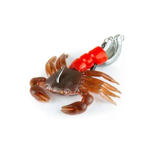 MUSTAD NANO SIDEWALKER 1.5inch 5g 2pcs #NATURAL CRAB