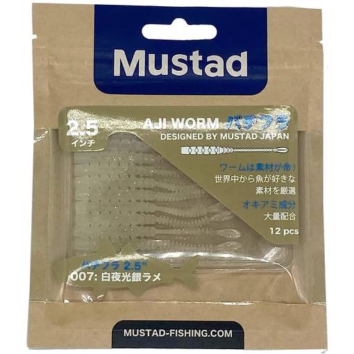 MUSTAD AJI WORM BACHI FLA 6.35cm