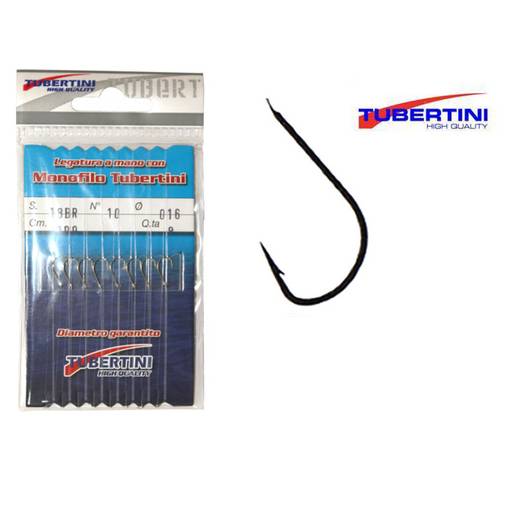 TUBERTINI AMO 18b SNELLED HOOKS #12 