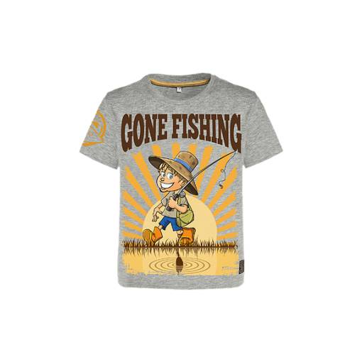 HOTSPOT DESIGN T-SHIRT CHILDREN GONE FISHING 5-6yrs - Monster Bite