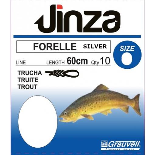 JINZA HOOK TROUT SILVER