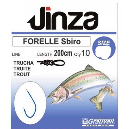 JINZA HOOK TROUT BLUE