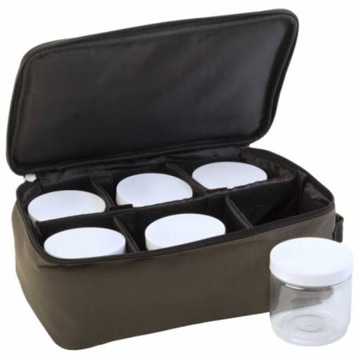 VORTEKS 6 BAIT POTS BAG