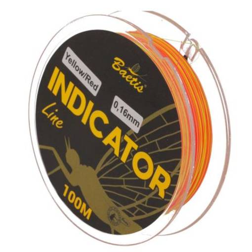 BAETIS INDICATOR LINE YELLOW/RED 100m