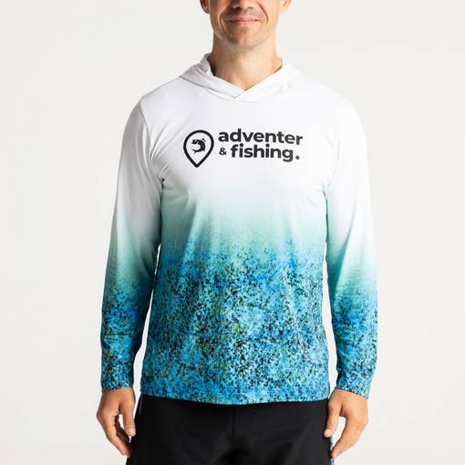 ADVENTER & FISHING UV HOODIE BLUEFIN TREVALLY