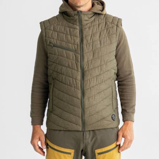 ADVENTER & FISHING INSULATED VEST OLIVE