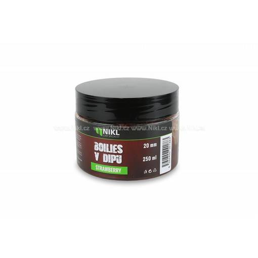 NIKL BOILIES IN DIP STRAWBERRY 20MM