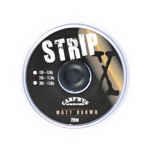 CARP R US STRIP-X MATT BROWN 20m
