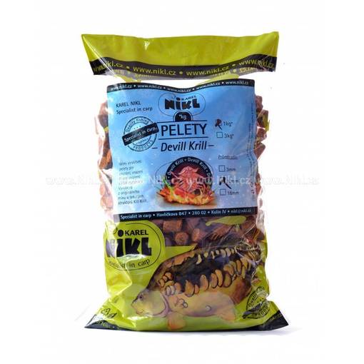 NIKL PELLETS DEVILL KRILL 18mm 3kg