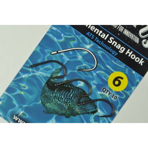 CARP R US CONTINENTAL SNAG HOOK 10pcs - Ribiška trgovina