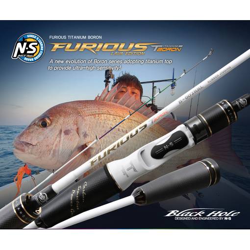 BLACK HOLE FURIOUS LAVA EDITION TITANIUM BORON B-632M RUBBER JIGGING TZ TORZITE 30-180g PE0.5-1.2