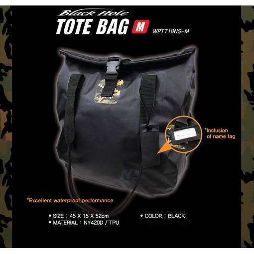 BLACK HOLE TOTE BAG #M