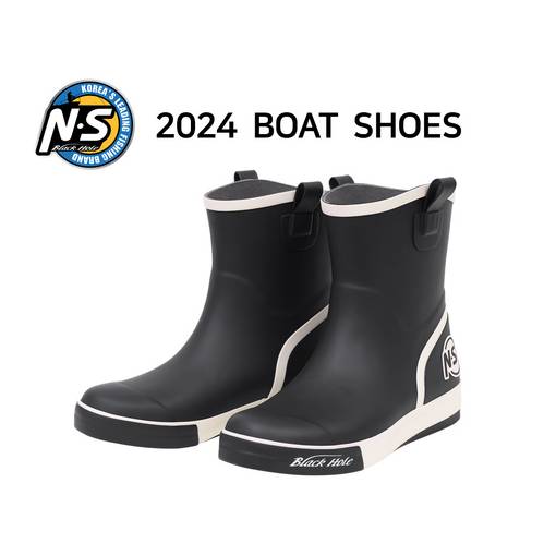 BLACK HOLE RUBBER GRIP NON SLIP BOAT SHOES