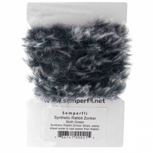 SEMPERFLI SYNTHETIC RABBIT ZONKER #SLOTH GREEN