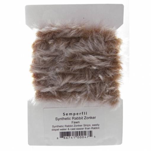 SEMPERFLI SYNTHETIC RABBIT ZONKER #FAWN