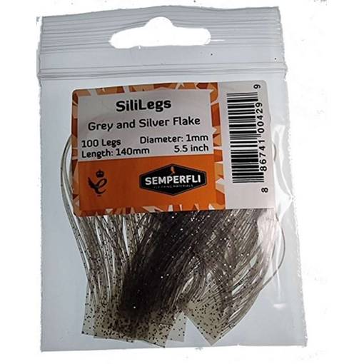 SEMPERFLI SILILEGS #GREY AND SILVER FLAKE