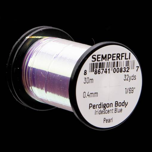 SEMPERFLI PERDIGON BODY 30m 0,4mm #IRIDESCENT BLUE PEARL