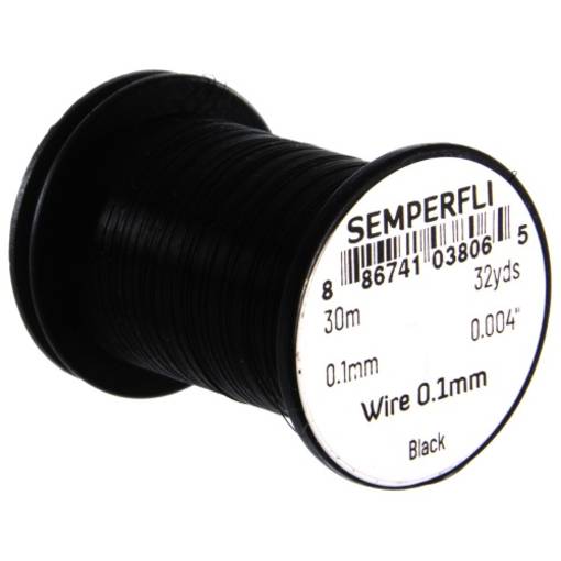 SEMPERFLI WIRE 0,1mm #BLACK