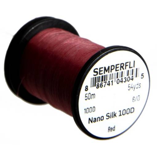 SEMPERFLI NANO SILK 100D 50m 6/0 #RED