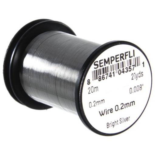 SEMPERFLI WIRE 0.2mm #BRIGHT SILVER