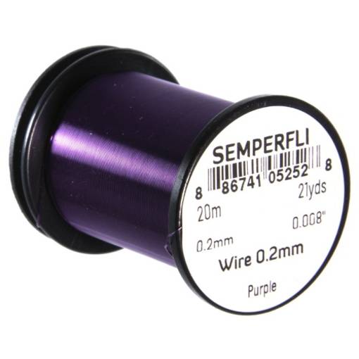 SEMPERFLI TYING WIRE 0,2mm #PURPLE