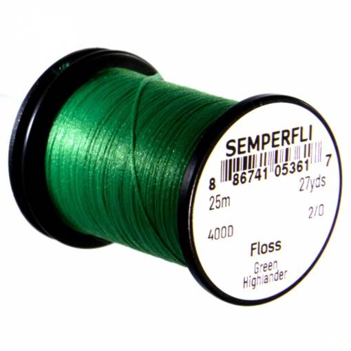 SEMPERFLI FLOSS 2/0 #GREEN HIGHLANDER