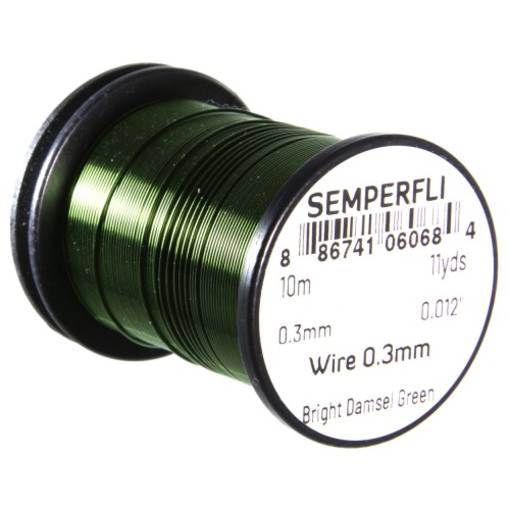 SEMPERFLI TYING WIRE 0,3mm #DAMSEL GREEN