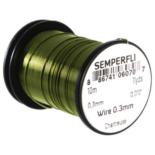 SEMPERFLI TYING WIRE 0,3mm #CHARTREUSE