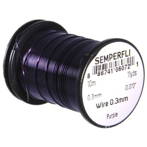 SEMPERFLI TYING WIRE 0,3mm #PURPLE