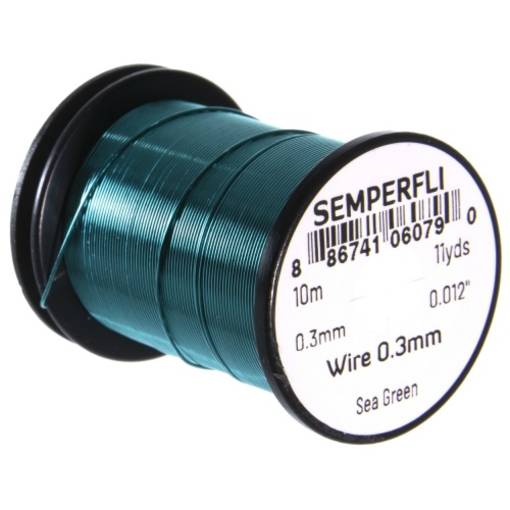 SEMPERFLI TYING WIRE 0,3mm #SEA GREEN