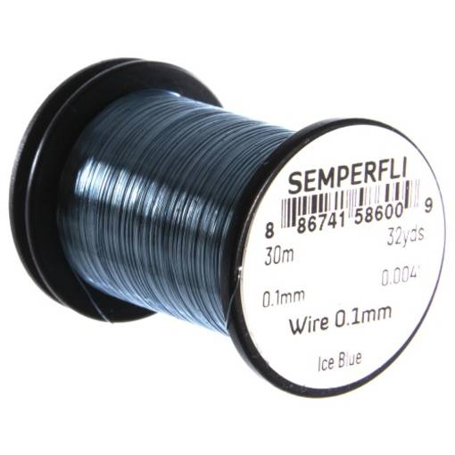 SEMPERFLI WIRE 0,1mm #ICE BLUE