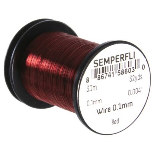 SEMPERFLI WIRE 0,1mm #RED