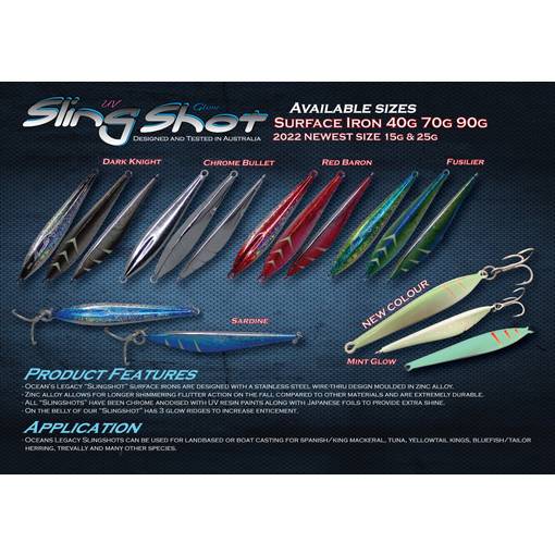 OCEANS LEGACY SLING SHOT LURE 70g