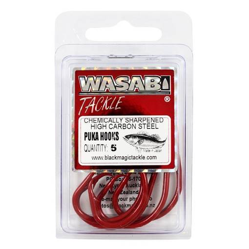 BLACK MAGIC WASABI PUKA HOOKS 5PCS #13/0