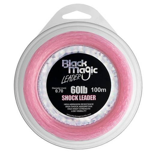 BLACK MAGIC SHOCK LEADER PINK 100m