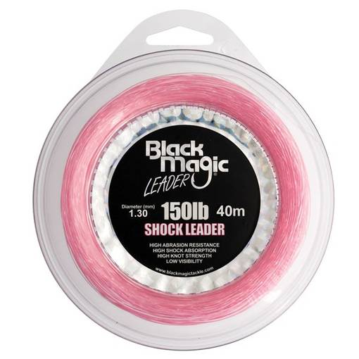 BLACK MAGIC PINK SHOCK LEADER 40m