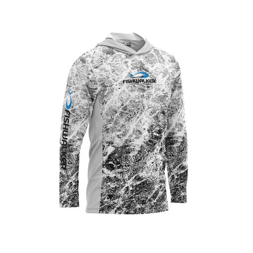 FISHWALKER AQUATIS LONG SLEEVE HOODED WHITE