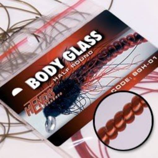 HENDS BODY GLASS ROUND Red