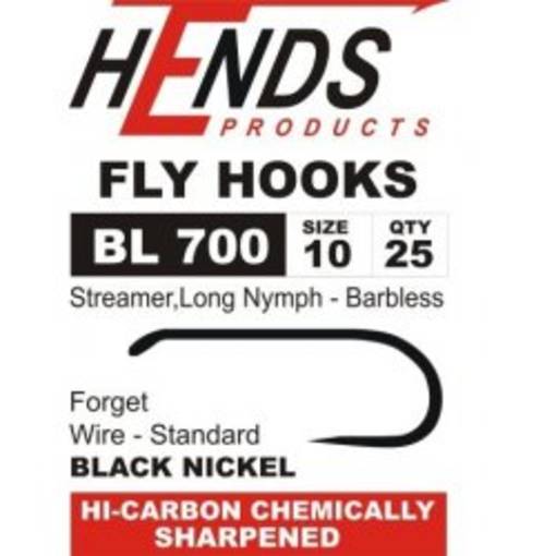 HENDS FLY HOOKS BL700 BARBLESS
