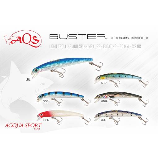 AQS BUSTER MINNOW 65mm 3.2g