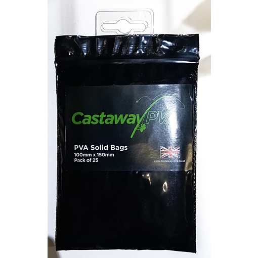CASTAWAY PVA SOLID BAG 100mm x 150mm